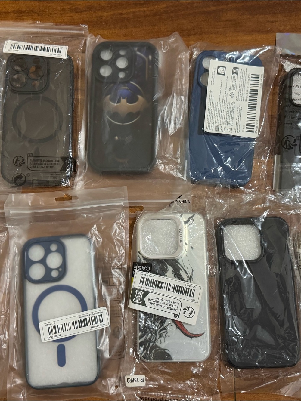 Blue and Black Magnetic-Compatible Protective Phone Case